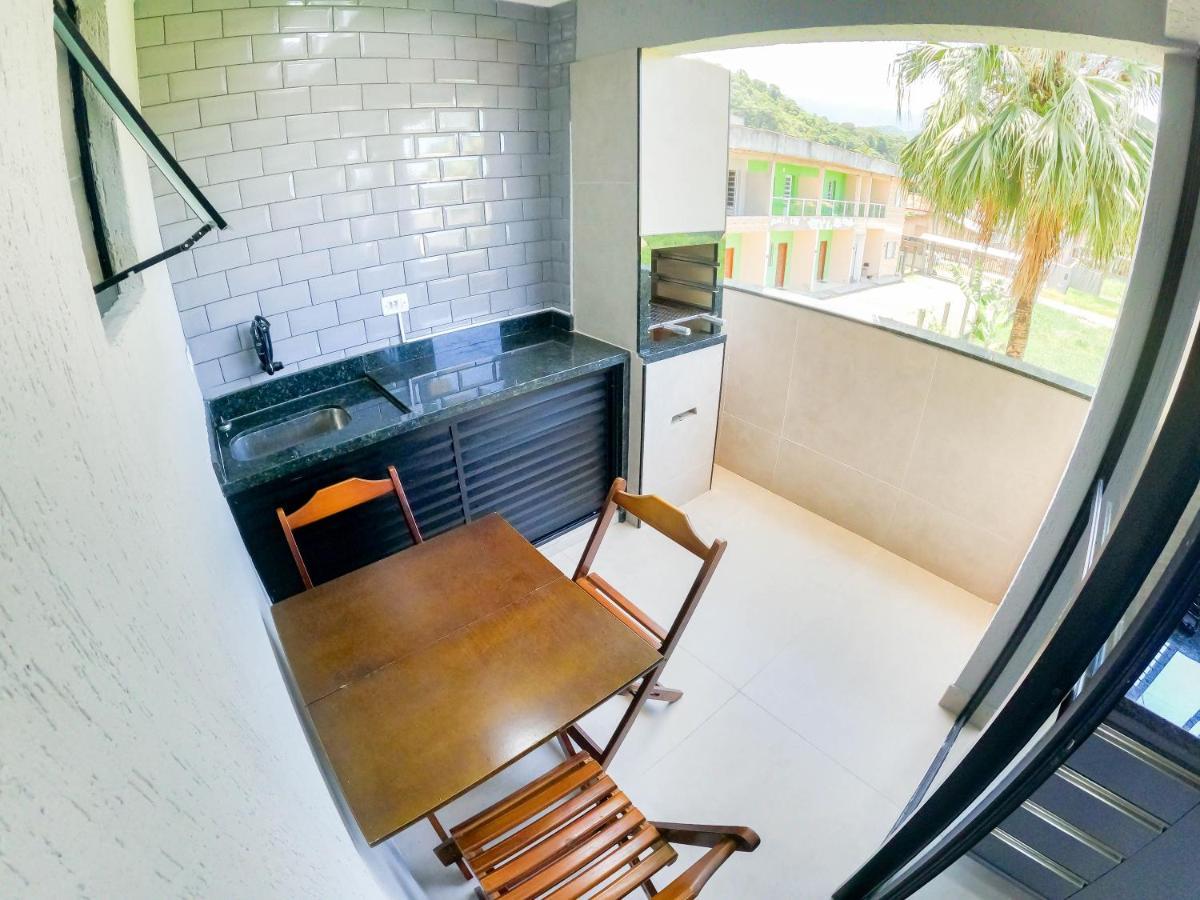 Appartamento Sacada Gourmet, Piscina E Ar Condicionado Ubatuba Esterno foto