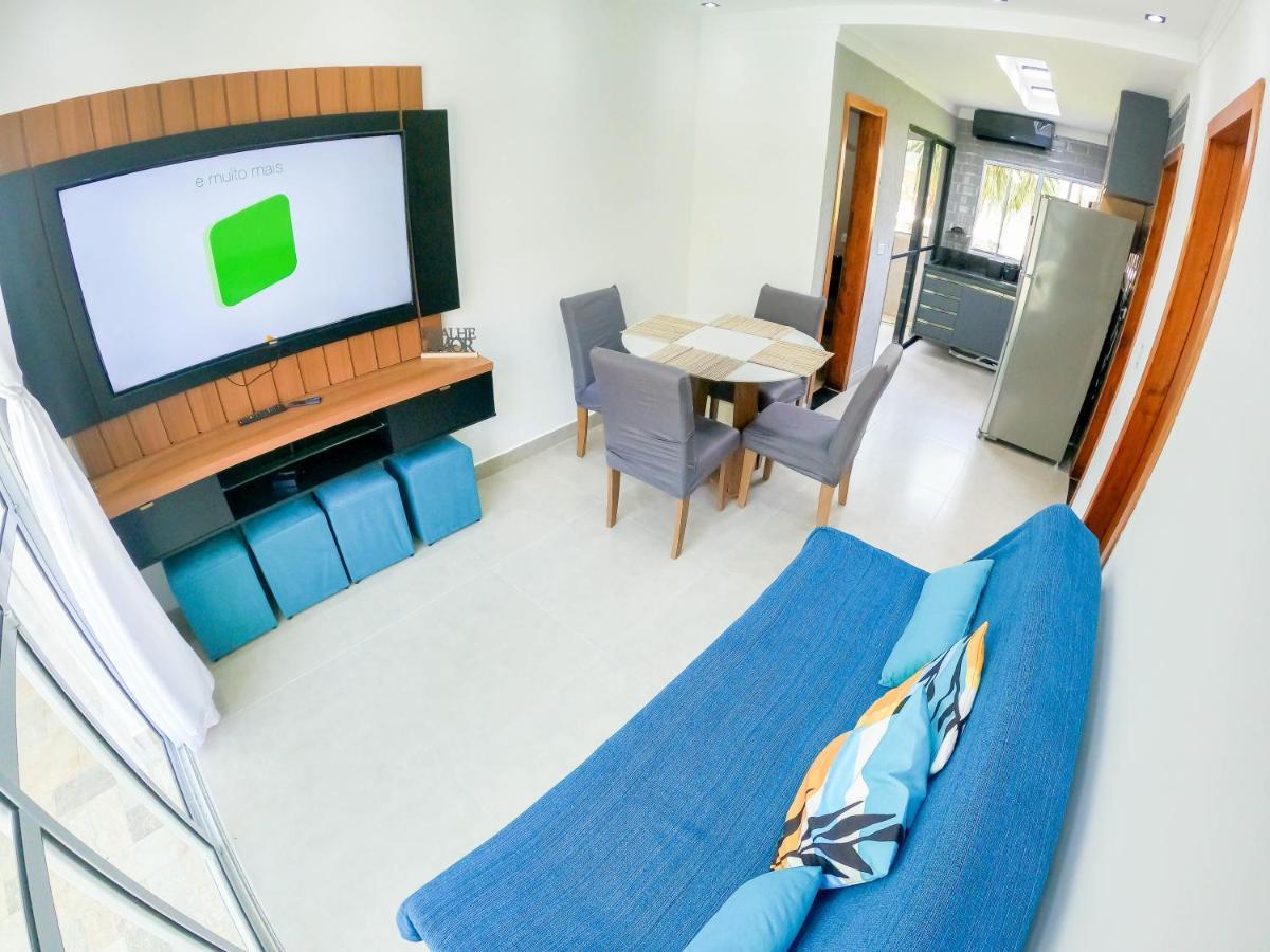 Appartamento Sacada Gourmet, Piscina E Ar Condicionado Ubatuba Esterno foto