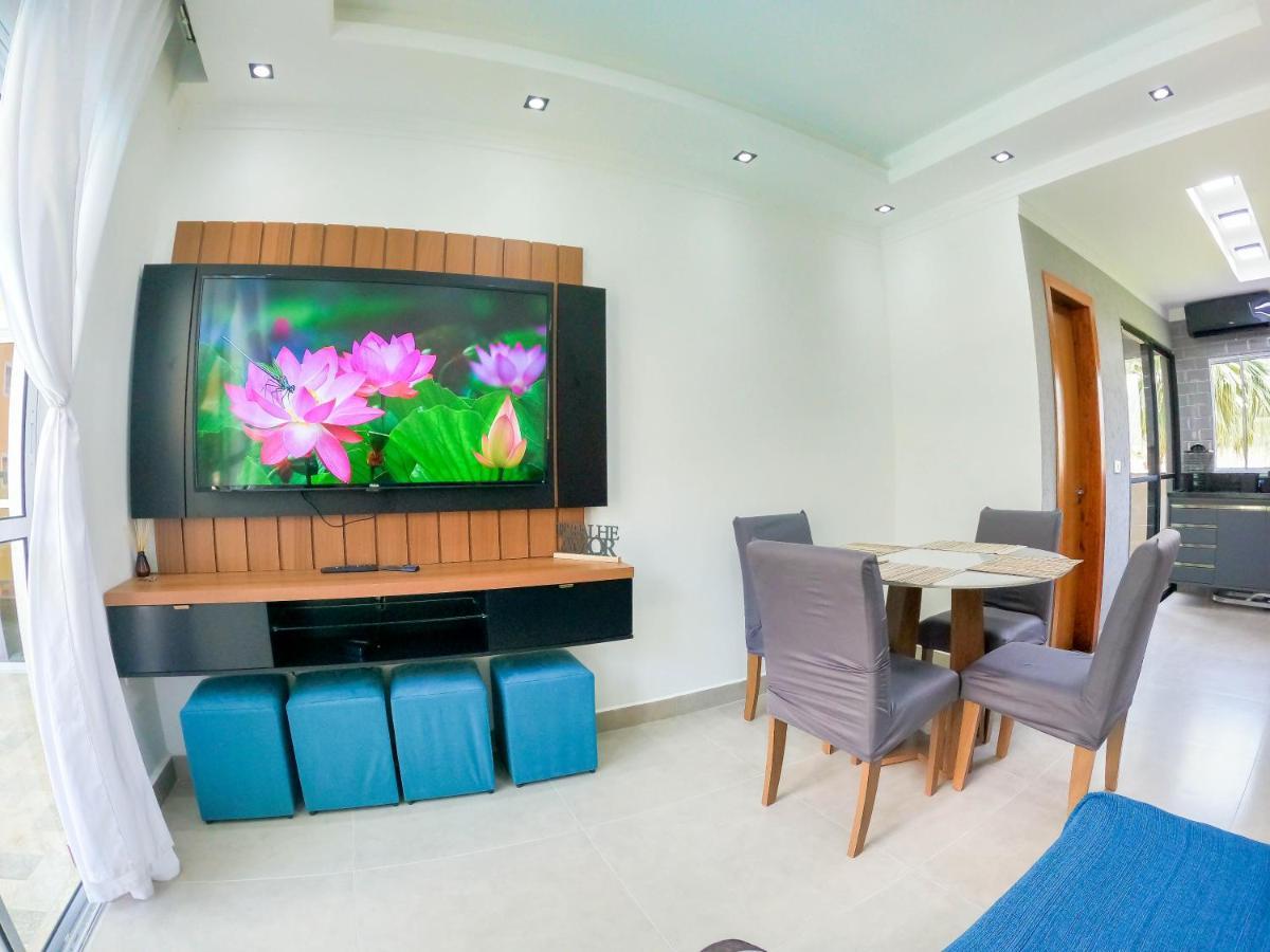 Appartamento Sacada Gourmet, Piscina E Ar Condicionado Ubatuba Esterno foto