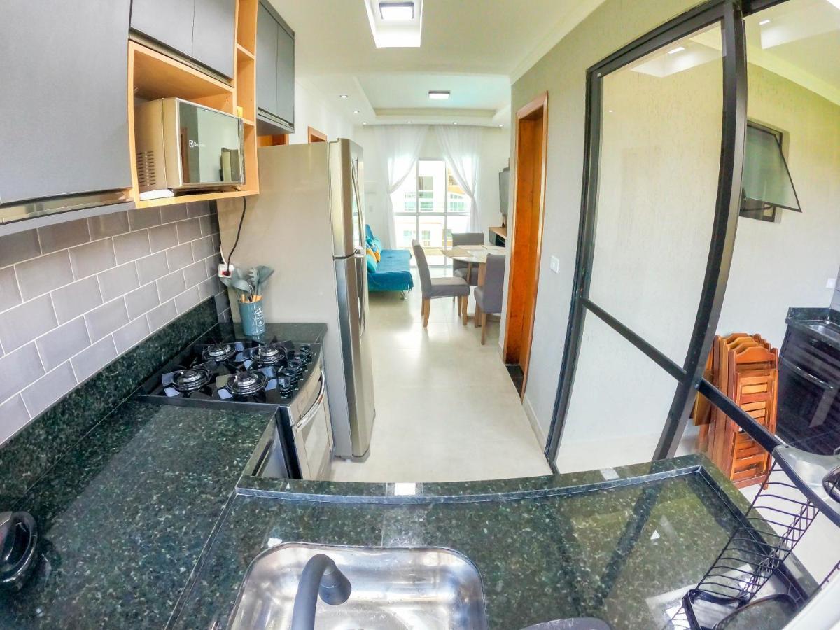 Appartamento Sacada Gourmet, Piscina E Ar Condicionado Ubatuba Esterno foto